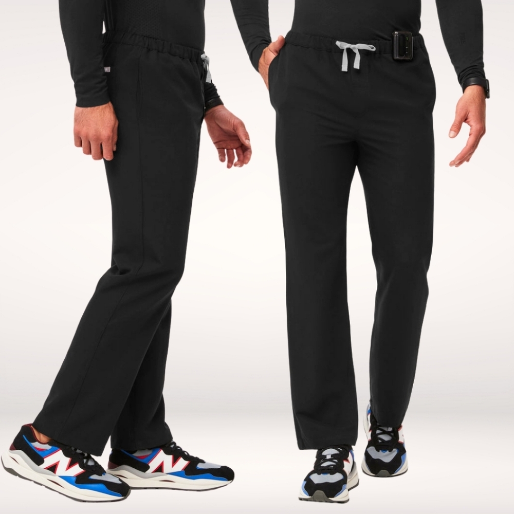 Figs Men’s Pisco Basic Scrub Pants Black Medical Doctor Nurse Vet Uniform Size M